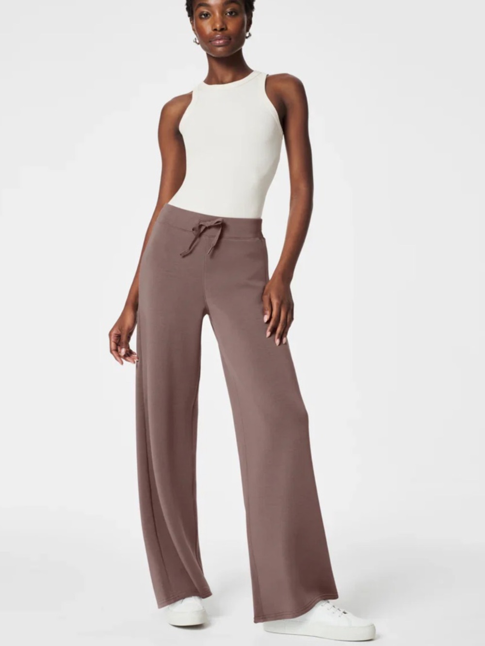 BNWT SPANX® AirEssentials Wide Leg Pant - Smoke